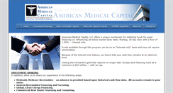 Desktop Screenshot of americanmedicalcapital.com